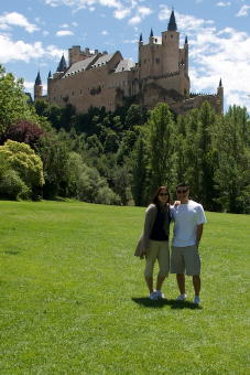 Gelo and Bea in Spain